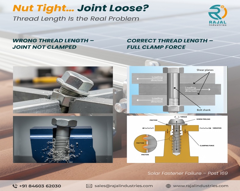Solar Fasteners Failing Torque Tests? Thread Length Is the Hidden Problem