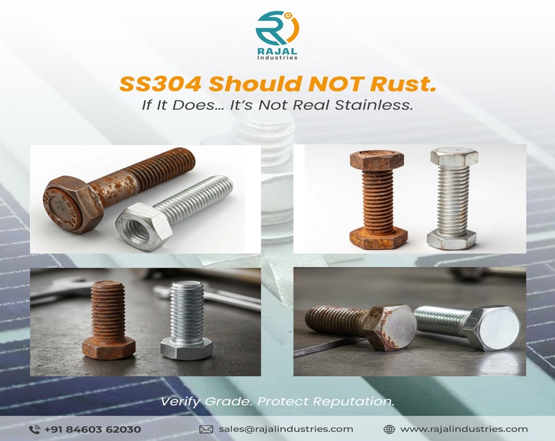 Real SS304 Bolts Rusting in Solar Projects? Here’s What Everyone Misses