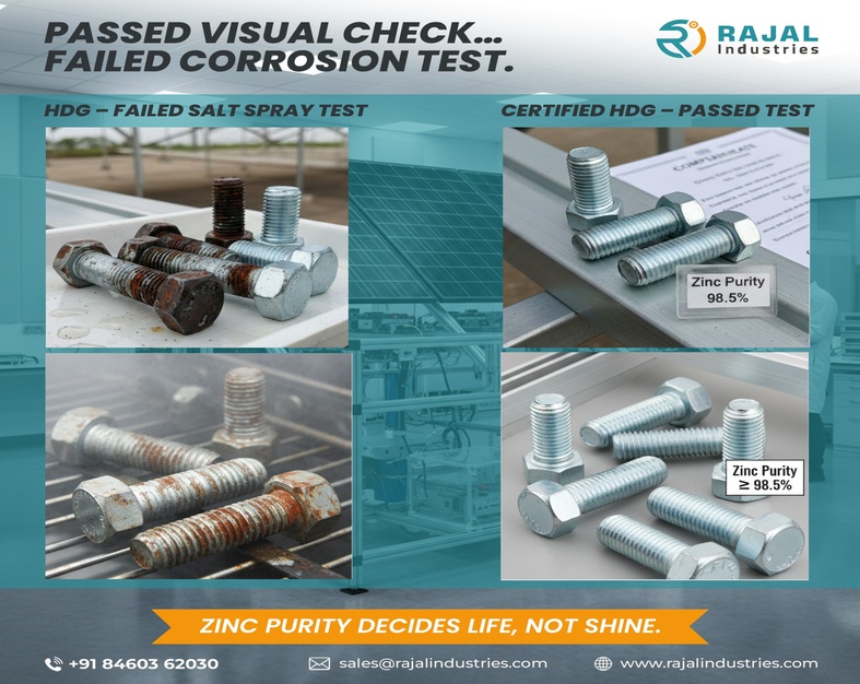 Why HDG Fasteners Fail Salt Spray Tests in Solar Projects