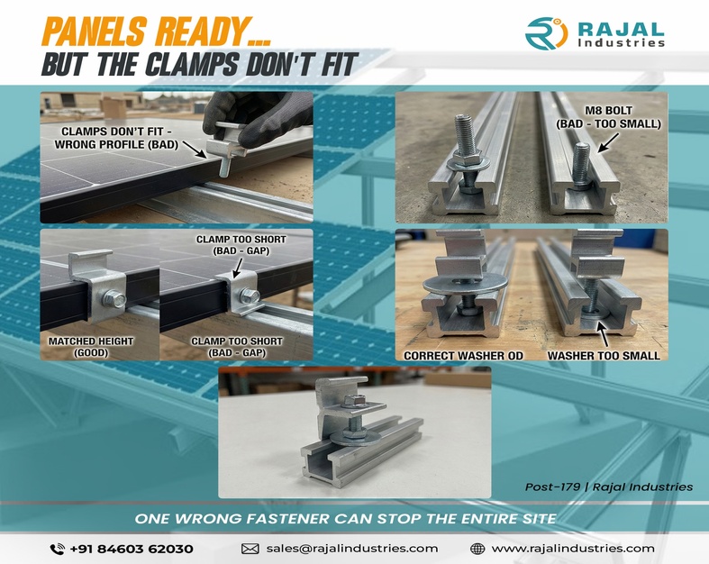 Why Solar Installations Stop When Clamps Don’t Fit (And How to Fix It Before It Happens)