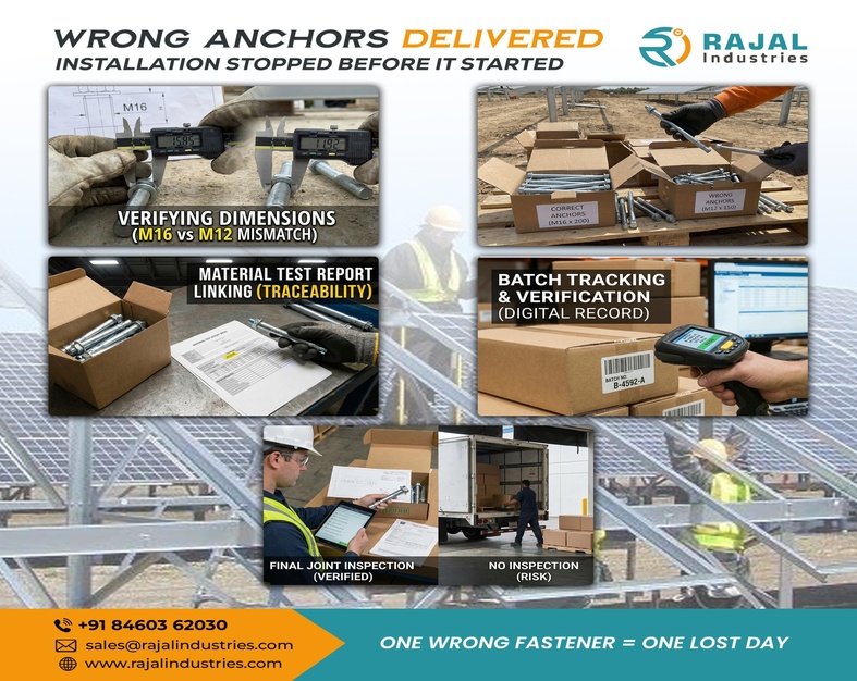Wrong Anchors Delivered in Solar Projects — Why It Happens and How to Stop It