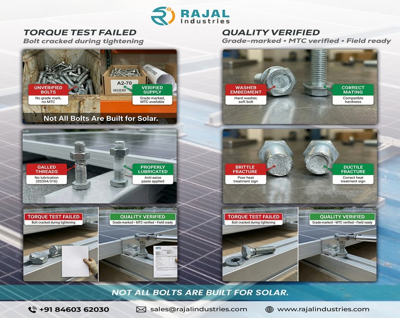 Why Bolts Crack During Torque Testing in Solar Projects
