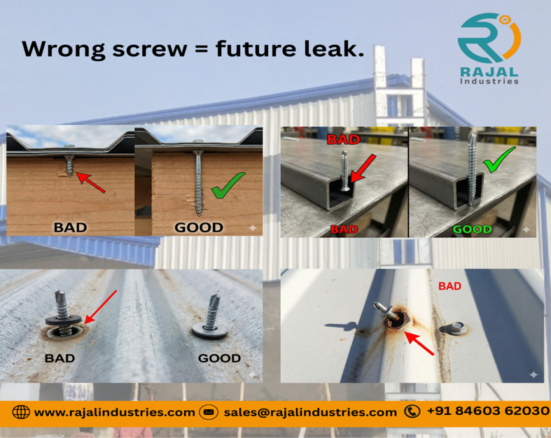 Roofing Screws Backing Out – Why Roof Fasteners Loosen Over Time