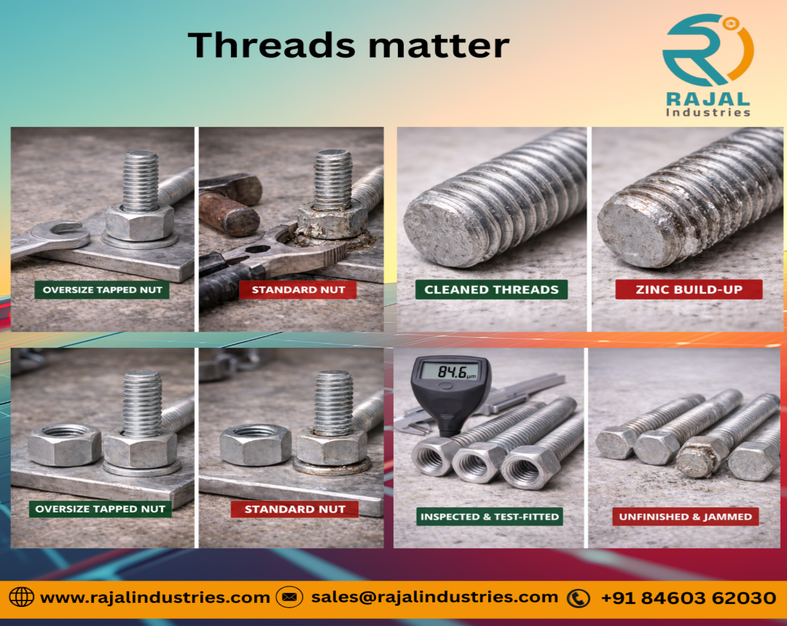 Galvanized Anchor Bolts – Why Thread Damage Causes Erection Delays