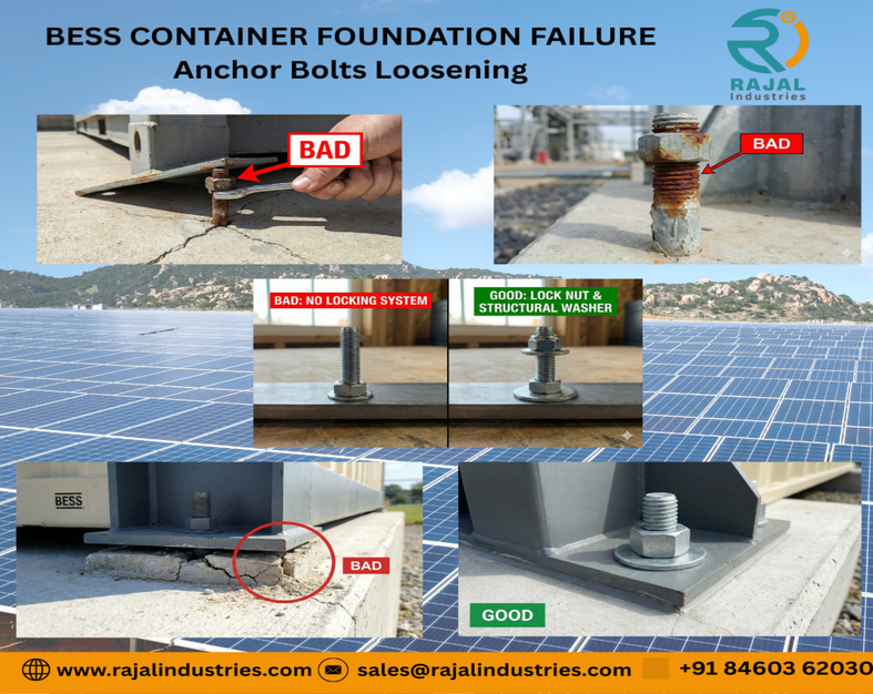 Anchor Bolts Loosening in BESS Containers? 5 Causes of M12 Bolt Failure in Energy Storage Systems