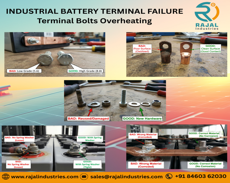 Terminal Bolts Overheating in Industrial Batteries? 5 Causes of M8 Fastener Failure in Power Systems