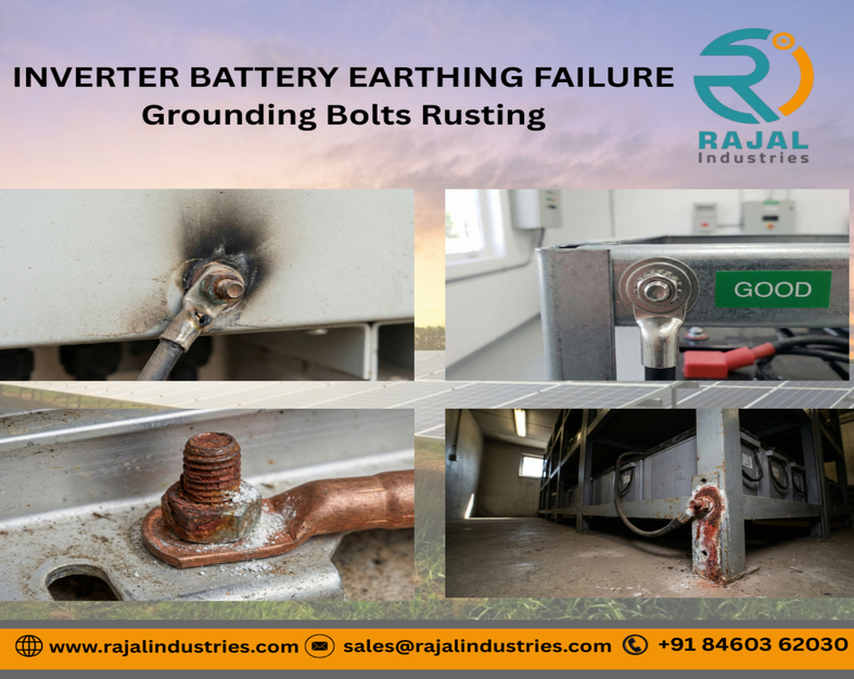 Grounding Bolts Rusting in Inverter Battery Rooms? 5 Causes of M10 Earthing Fastener Failure