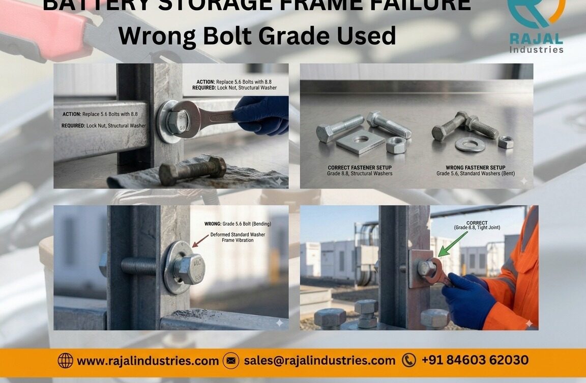 Wrong Grade 5.6 Bolts in Battery Storage? 7 Reasons to Switch to Grade 8.8 Fasteners