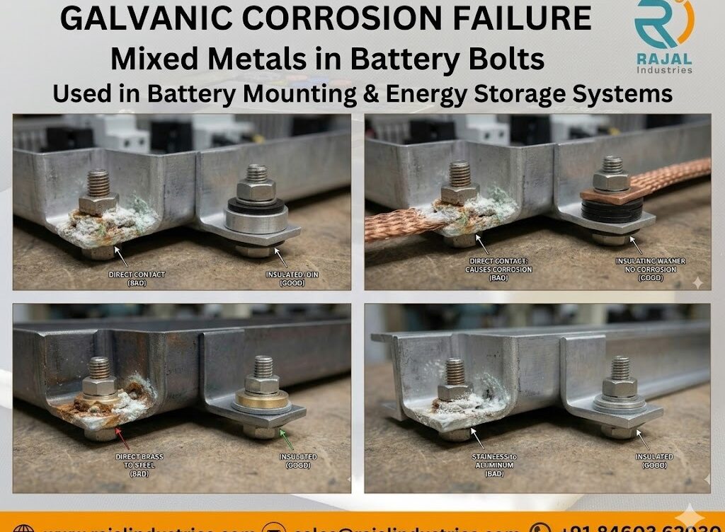 Galvanic Corrosion in Battery Mounting Bolts? 6 Causes of Mixed Metal Failure in Energy Storage Systems
