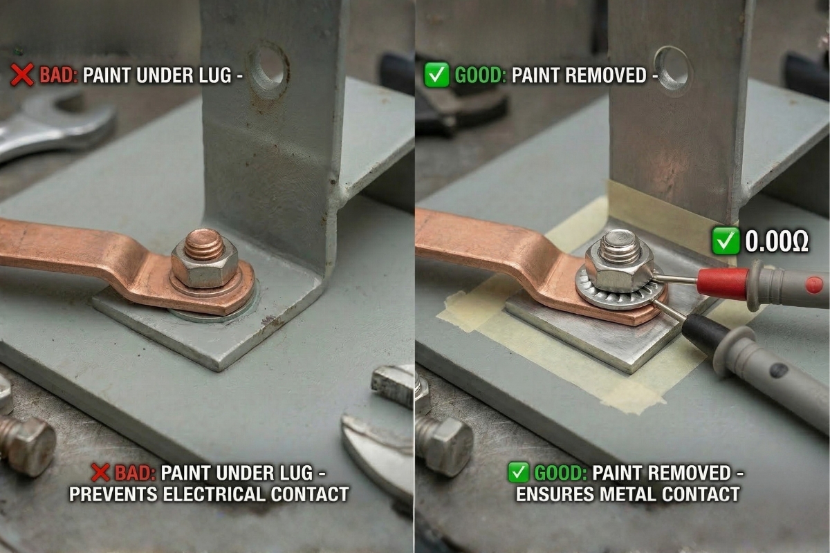 battery storage earthing