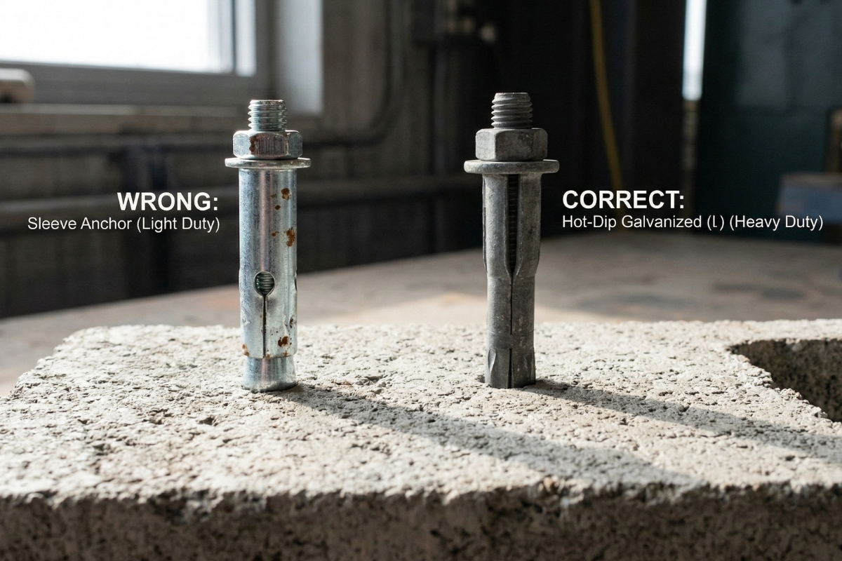 battery anchor failure