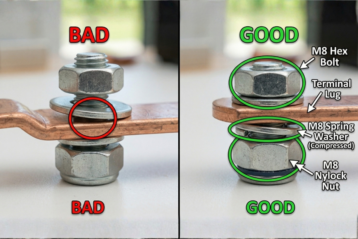 EV battery terminal issue