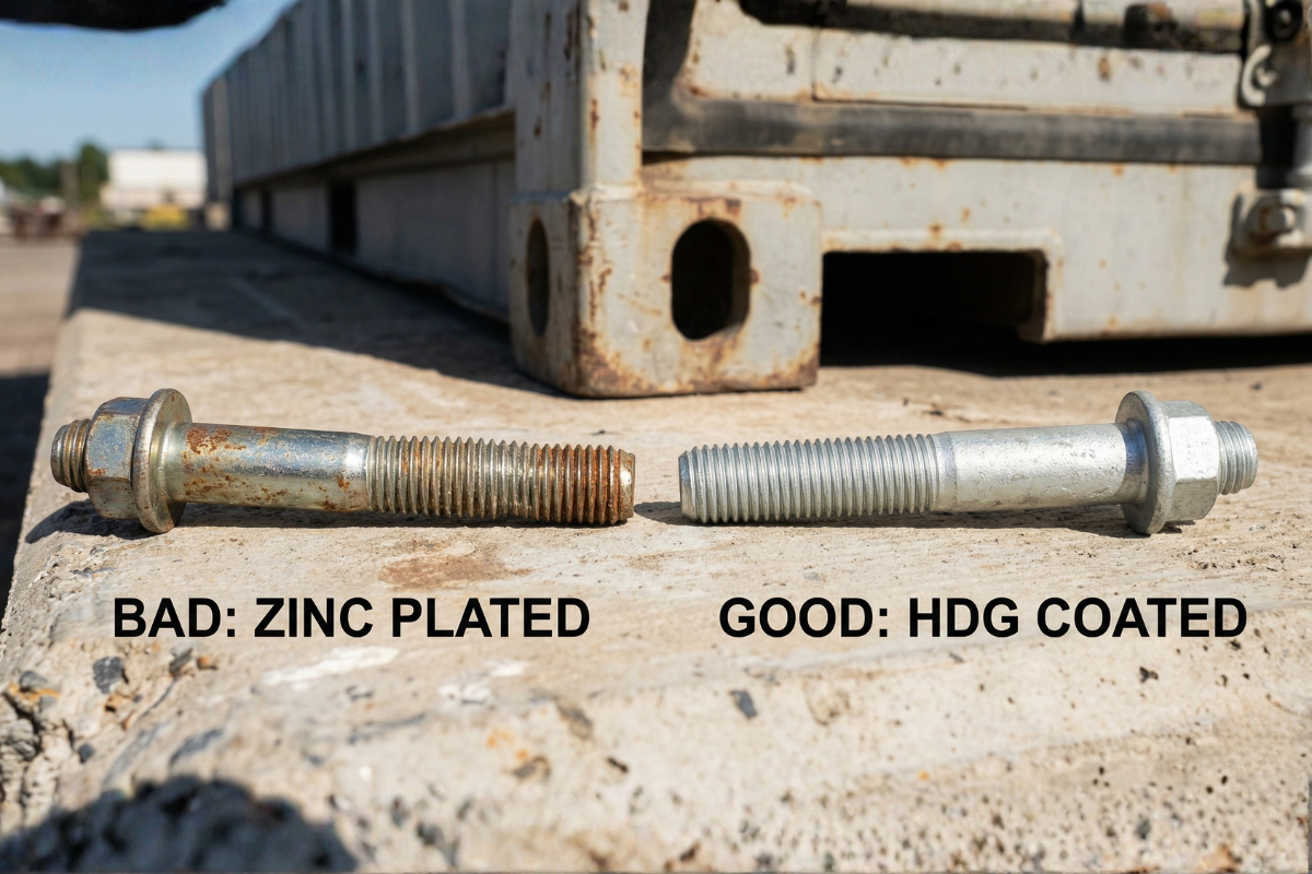 battery container fasteners