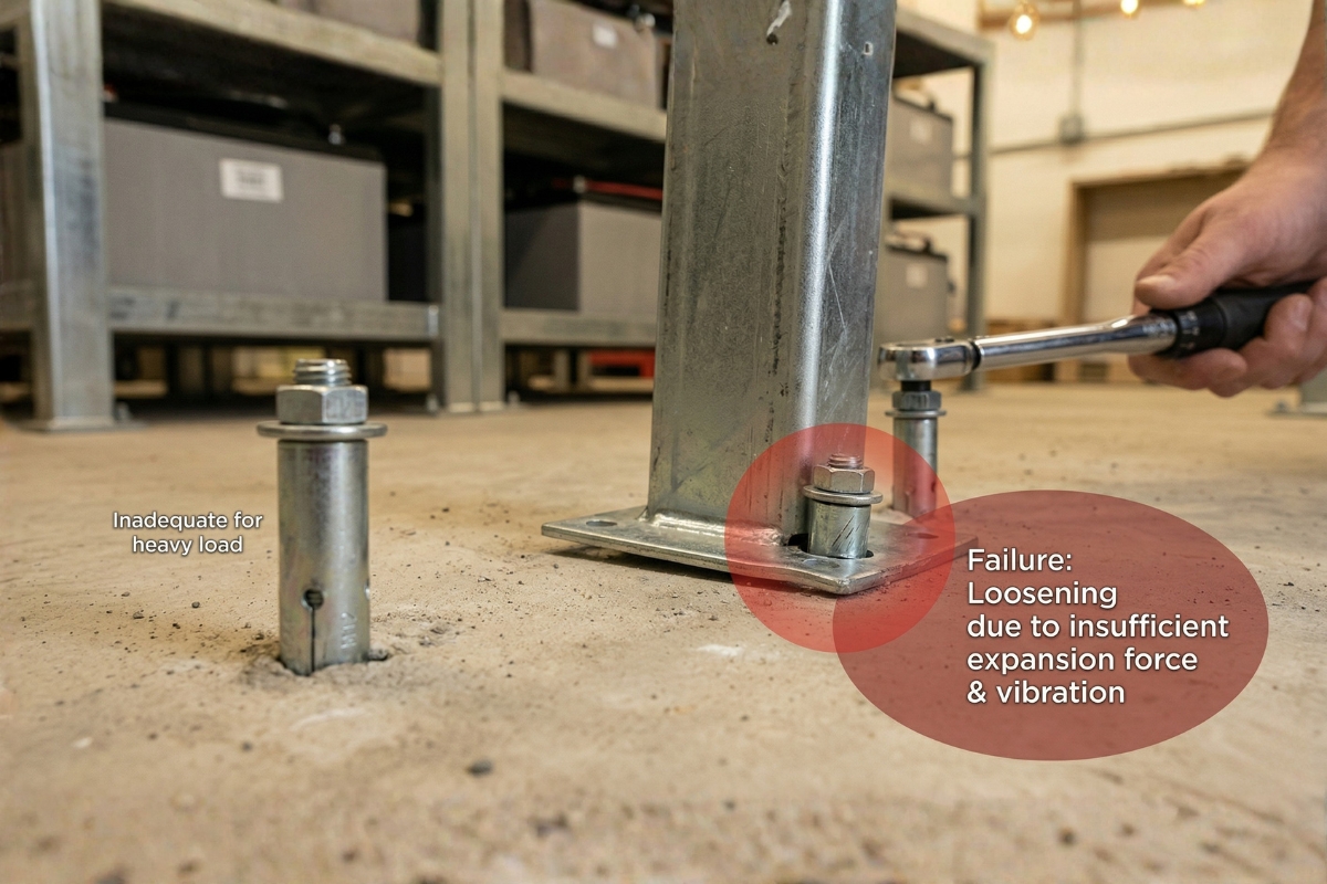 battery rack anchors