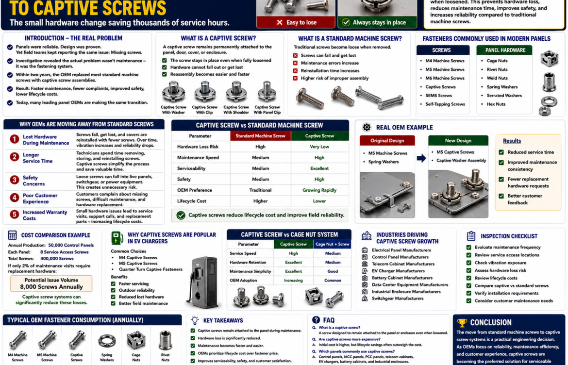 Why Leading Panel OEMs Are Quietly Replacing Standard Screws