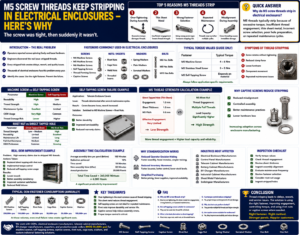 M5 Screw Thread Stripping in Electrical Enclosures