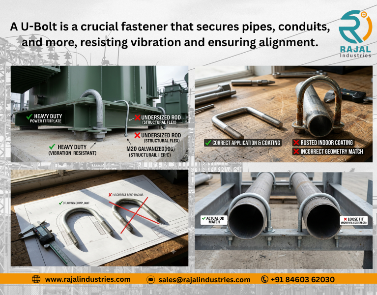 U-Bolt Size Chart, Dimensions & Material Selection Guide