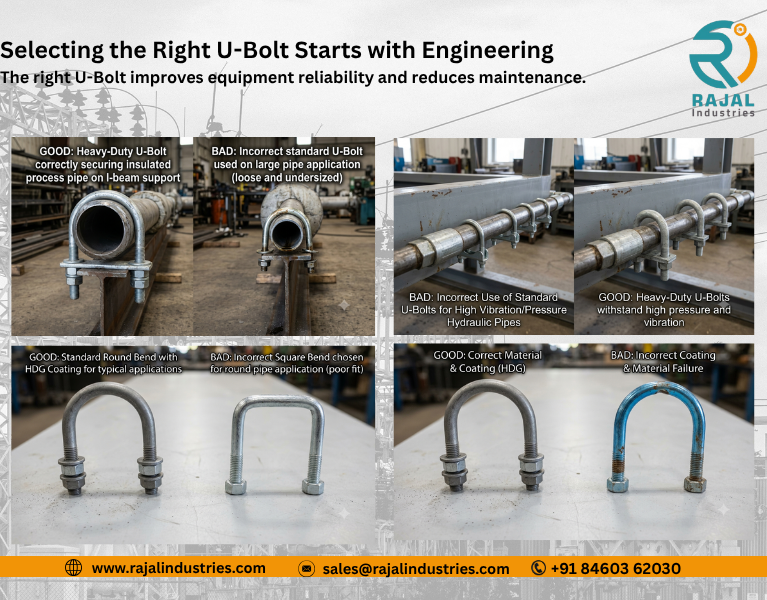 How to Select U-Bolts for Industrial & Electrical OEM Projects