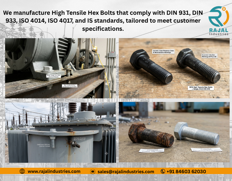 High Tensile Hex Bolt Specifications, Standards & Material Guide