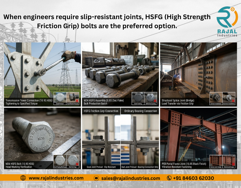 HSFG Bolt Manufacturer in India for Structural & Industrial Projects
