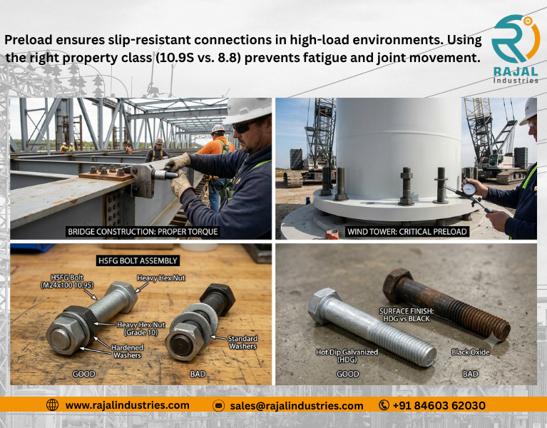 HSFG Bolt Specifications, Grades & Standards Explained