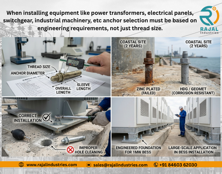 Expansion Bolt Size Chart, Load Capacity & Installation Guide
