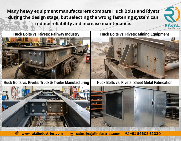Huck Bolt vs Rivet: Which Fastener Is Better for Heavy Equipment?
