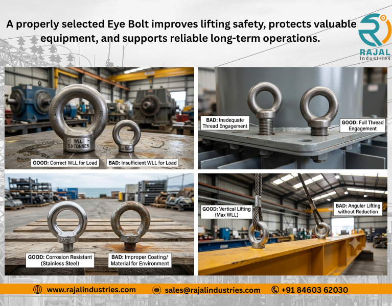 How to Select Eye Bolts for Safe Industrial Lifting Applications
