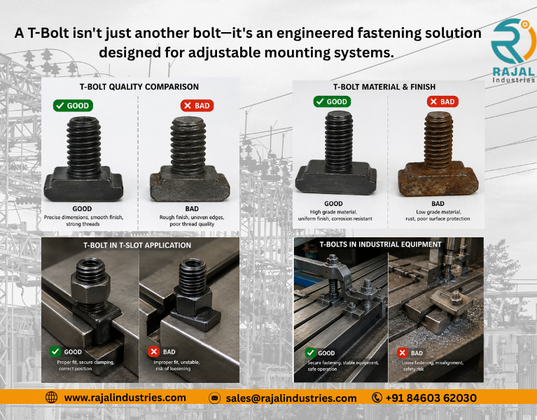 T-Bolt Manufacturer in India for Elevator & Industrial OEM Applications