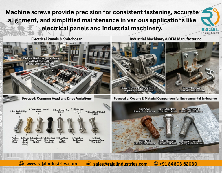 Machine Screw Manufacturer in India | Complete OEM Guide 2026