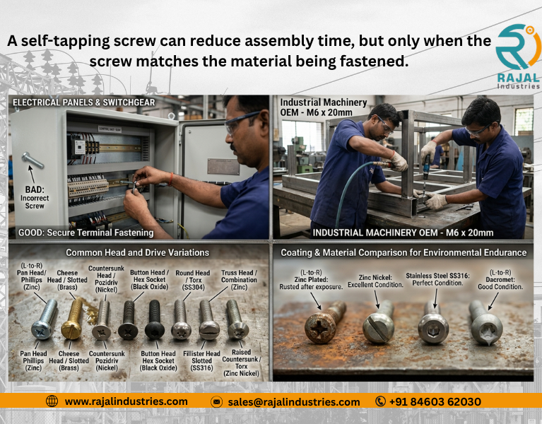 Self Tapping Screw Manufacturer in India | OEM Guide 2026