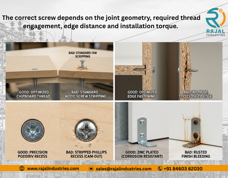 Chipboard Screw Sizes & Specifications | Technical Guide