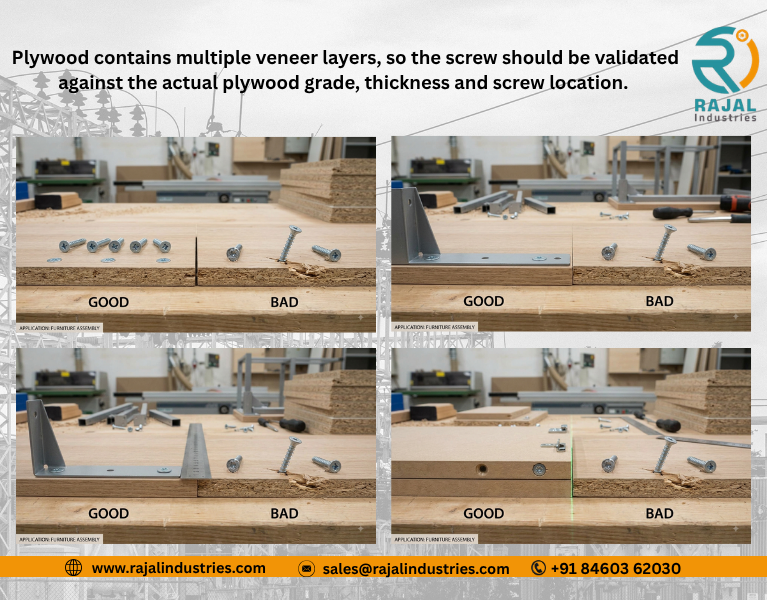 Chipboard Screw Applications | Furniture, Cabinets & MDF
