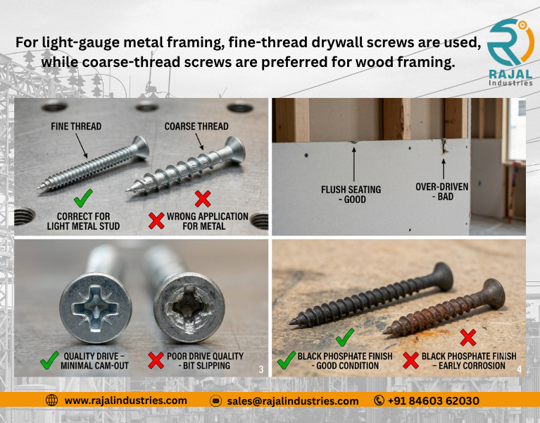 Drywall Screw Sizes & Specifications | Technical Guide