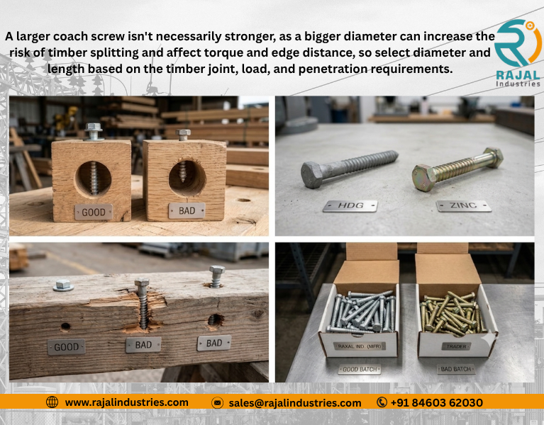 Coach Screw Manufacturer in India | Bulk OEM Supply