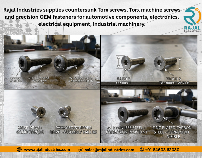 Torx Screw Sizes, Drive Types & Specifications Guide