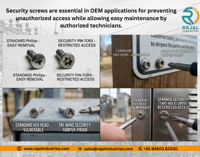 Essential Security Screw Applications for Infrastructure & OEMs