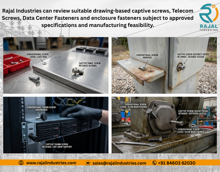 Essential Captive Panel Screw Applications for Electrical & Data Centers