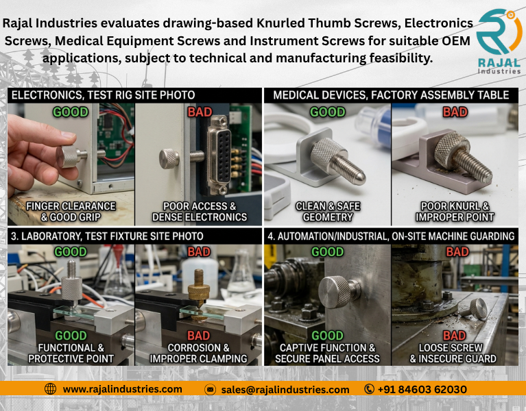 Essential Knurled Thumb Screw Applications for Electronics & Medical Equipment