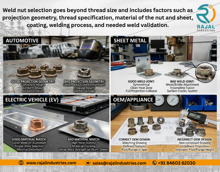 Trusted Weld Nut Manufacturer in India for OEM Buyers