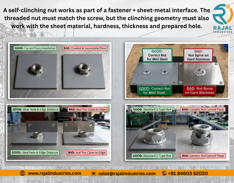 Trusted Self Clinching Nut Manufacturer in India for OEMs