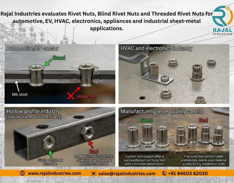 Trusted Rivet Nut Manufacturer in India for OEM Buyers