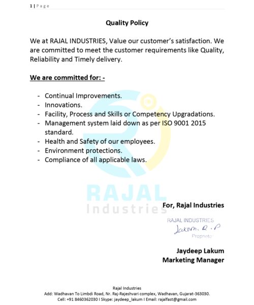 Rajal Quality Policy_page-0001